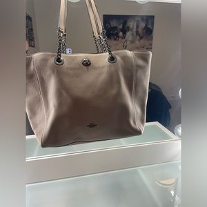 Coach tan tote!